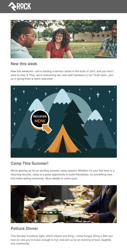 Content Channel View in Template